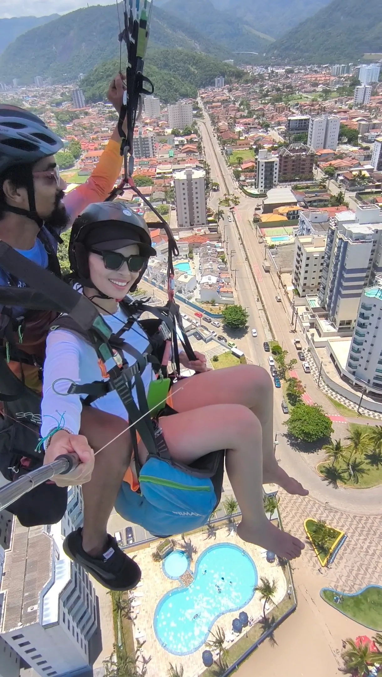 Brazil beach flight